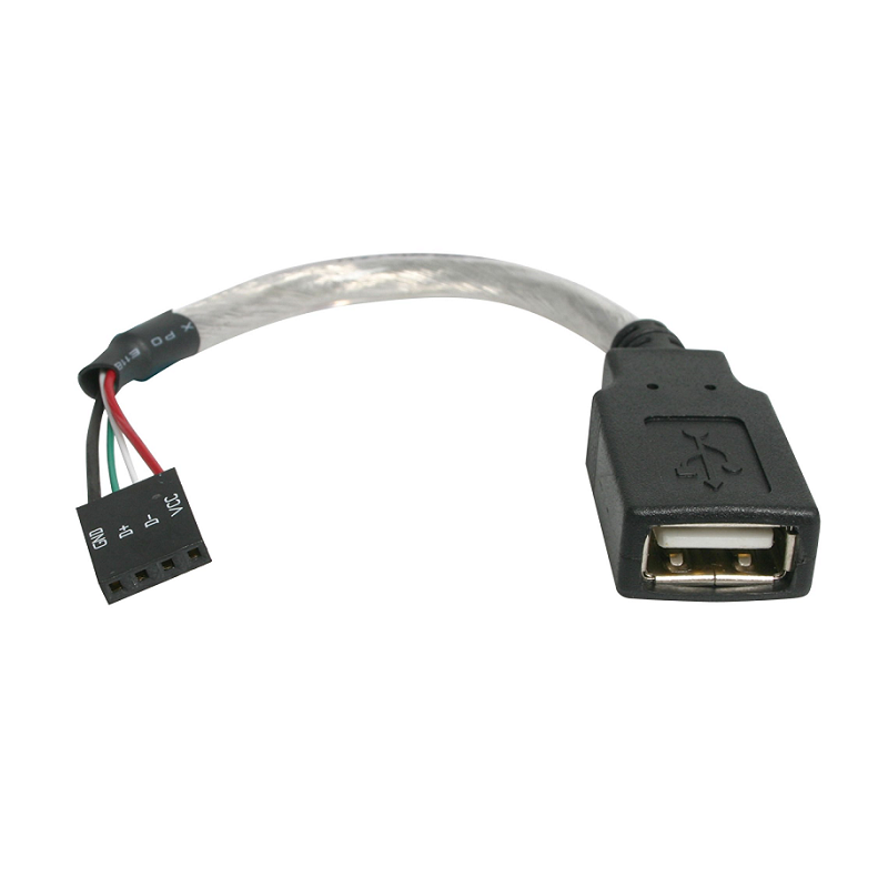 You Recently Viewed StarTech USBMBADAPT 6in USB 2.0 Cable - USB A Female to USB Motherboard 4 Pin Header F/F Image